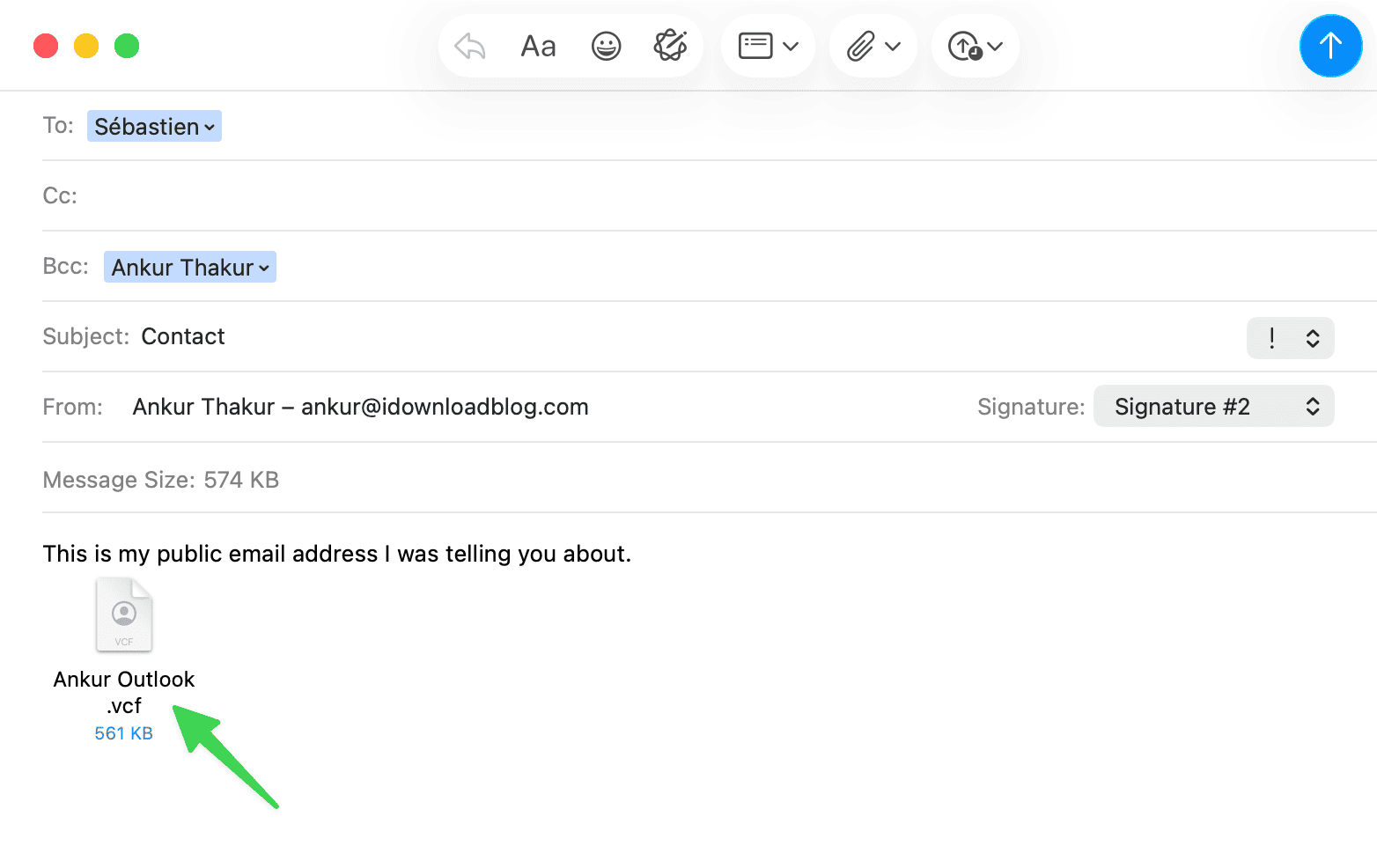 Chia sẻ liên hệ trong Danh bạ trên máy Mac - Hình 4