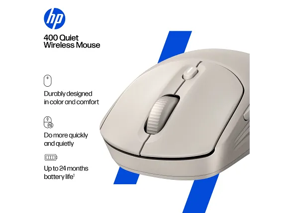 Chuột Bluetooth HP 400 Silent - Thiết kế bền bỉ, thao tác êm ái