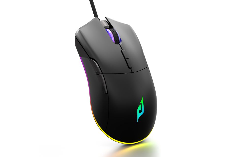 Chuột Gaming có dây EDRA EM660Pro Form công thái học, cầm nắm thoải mái