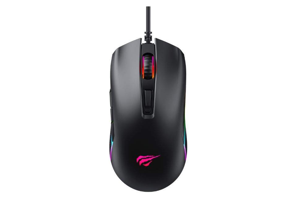 Chuột gaming có dây Havit MS1010 - Hiệu ứng RGB nổi bật, tăng tính thẩm mỹ góc setup