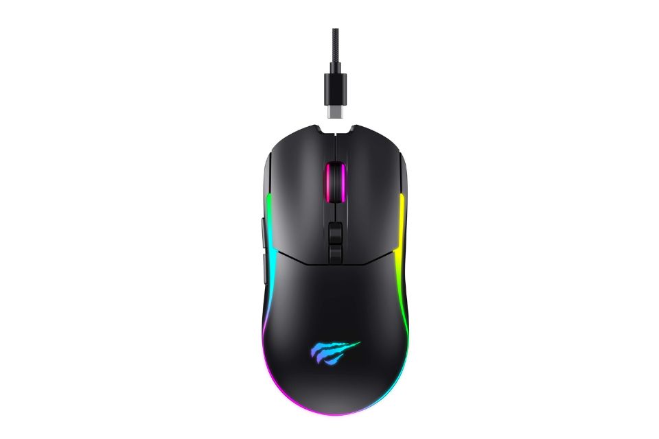 Chuột gaming không dây Havit MS1020WB - Kết nối 3 chế độ tiện lợi, tương thích đa thiết bị
