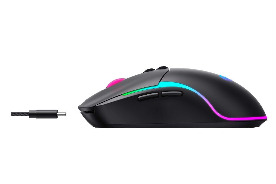 Chuột gaming không dây Havit MS1020WB - Hệ thống đèn RGB nổi bật, tùy biến theo phong cách