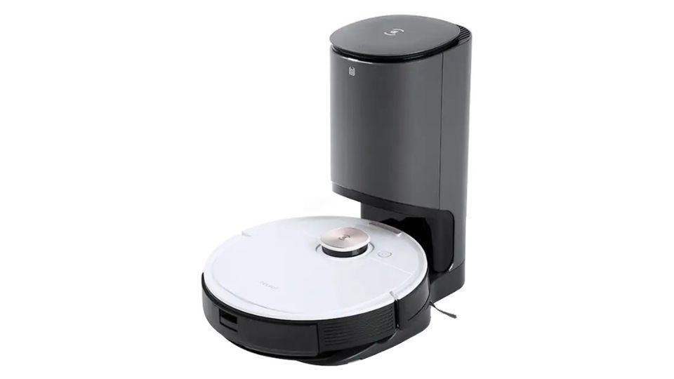 Robot hút bụi lau nhà Ecovacs Deebot Ozmo T8 Max Plus trắng