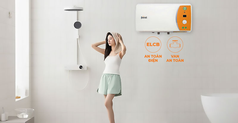 Công suất bình nóng lạnh Ferroli hình 5