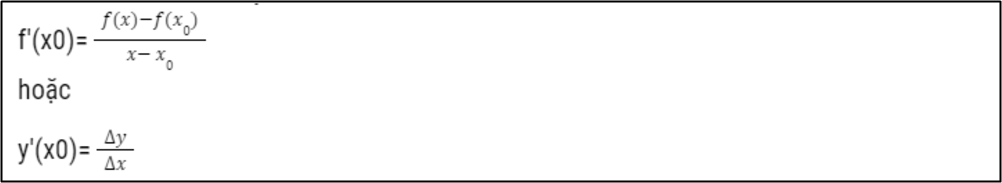 Công thức đạo hàm (hình 2)