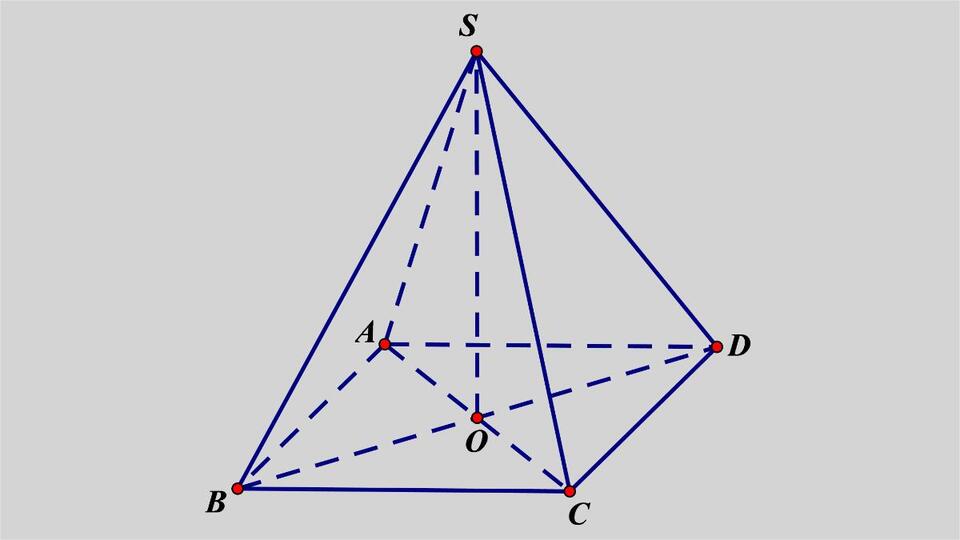 Tính thể tích khối chóp khi đáy là hình vuông