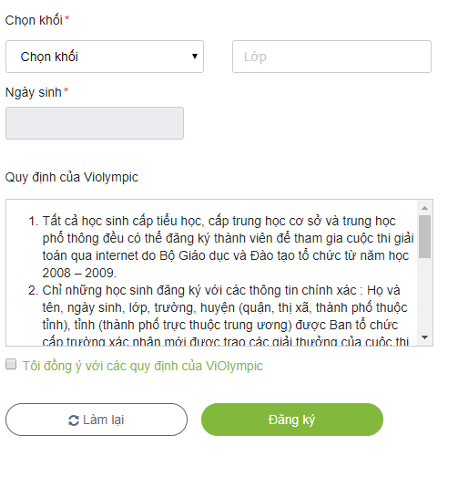 đăng ký tài khoản cuộc thi Violympic - Hình 5