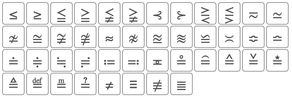 dấu xấp xỉ trong Word 5