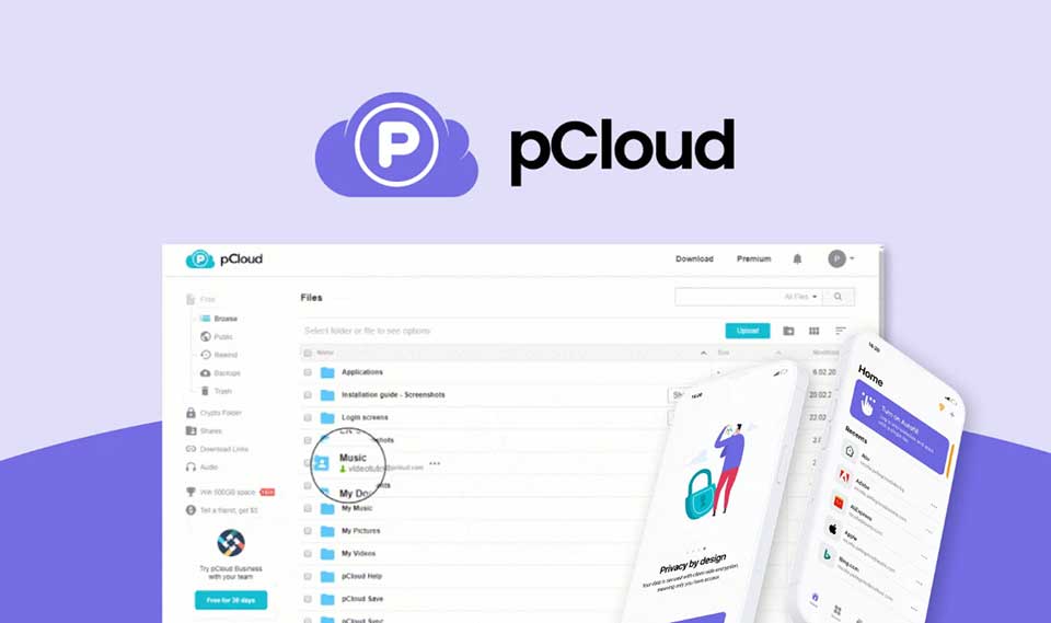Dịch vụ lưu trữ đám mây miễn phí tốt nhất - pcloud