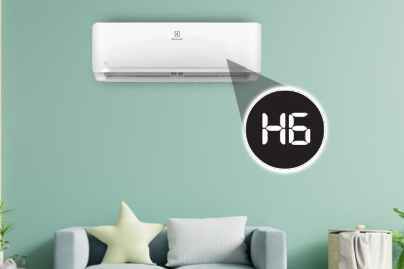 Điều h&ograve;a Electrolux b&aacute;o lỗi H6 ảnh 1