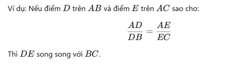 Định lí Talet (ảnh 4)
