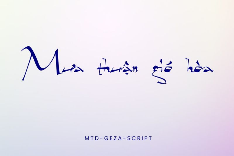 Font bảng chữ cái thư pháp ảnh 11