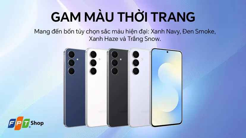 Galaxy S25 FE có mấy màu hình 5