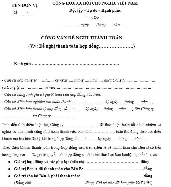 giay de nghi thanh toan hop dong