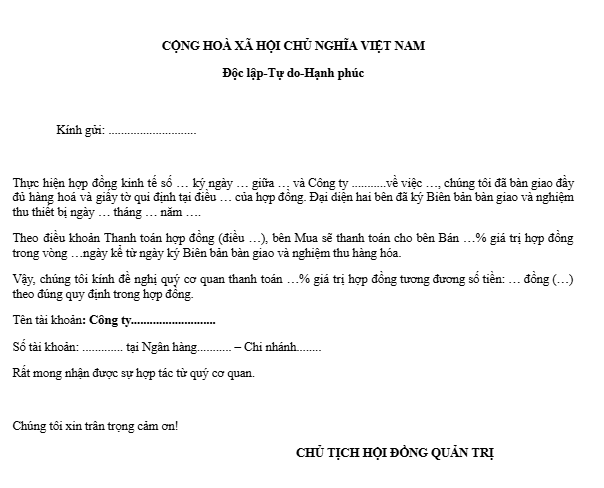 giay de nghi thanh toan cong no