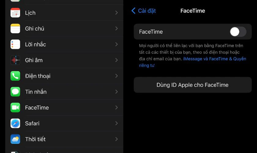 Cách gọi FaceTime không tốn tiền đơn giản nhất - bước 1