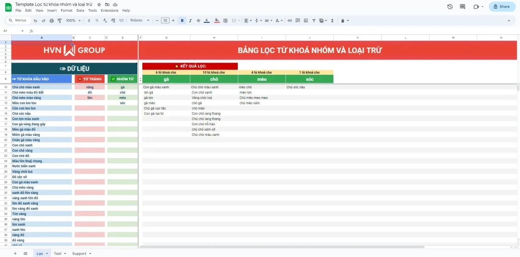 mau loc tu khoa nhom