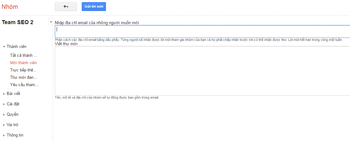 cach su dung group email