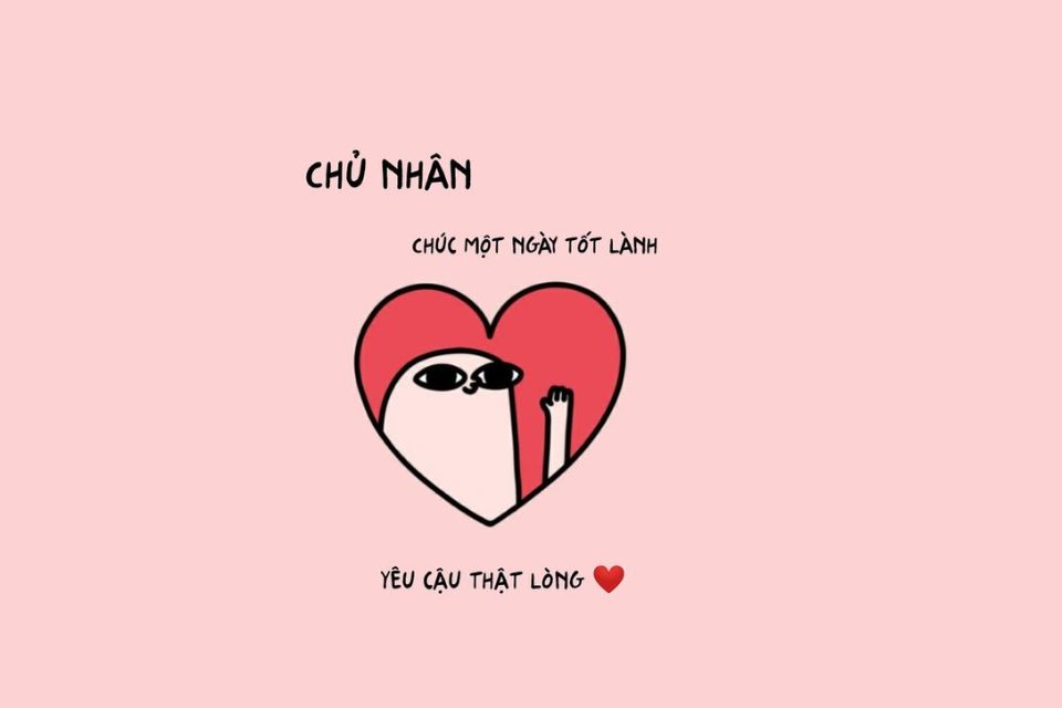 Hình nền iPad với lời nhắn dễ thương