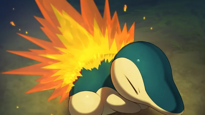 hinh nen pokemoncCyndaquil he lua