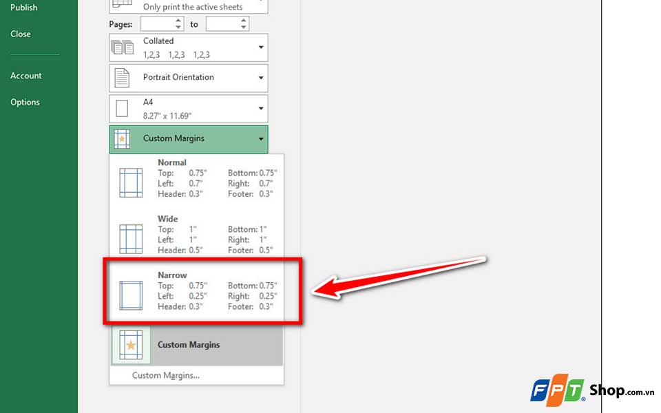 In bảng tính Excel trong một trang - 08