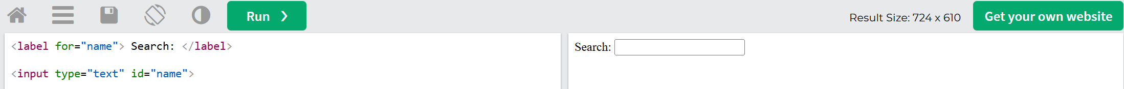 <input type="text">