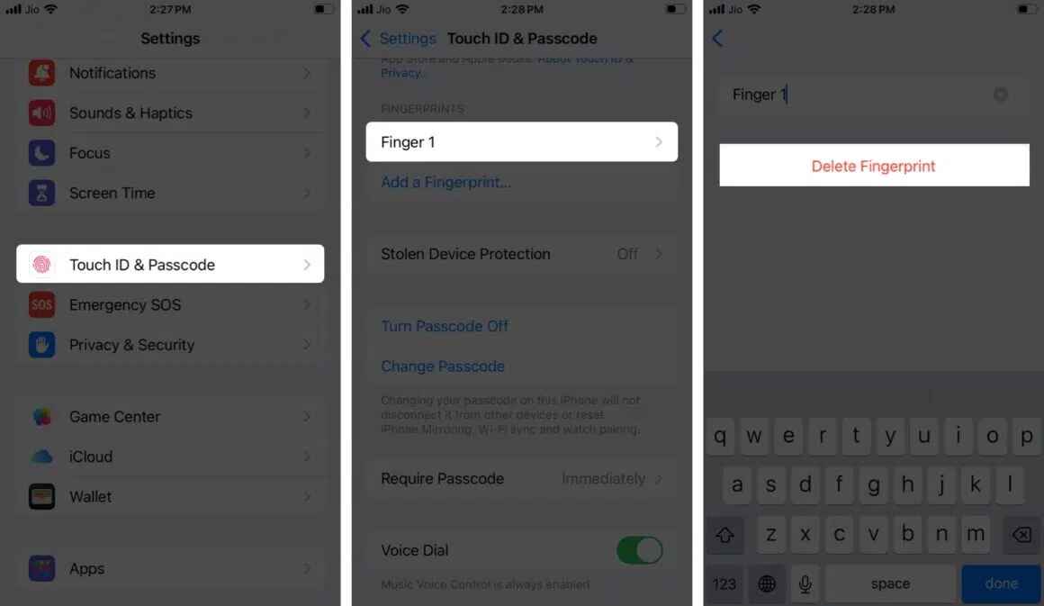 iPhone không nhận vân tay hình 4