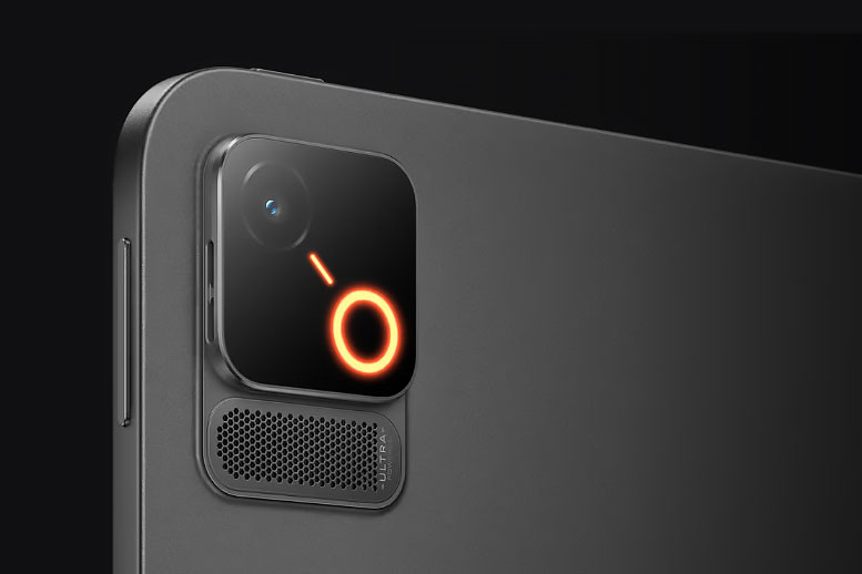 Cụm camera sau của iQOO Pad Ultra tích hợp hệ thống đèn RGB với nhiều hiệu ứng tùy chỉnh.