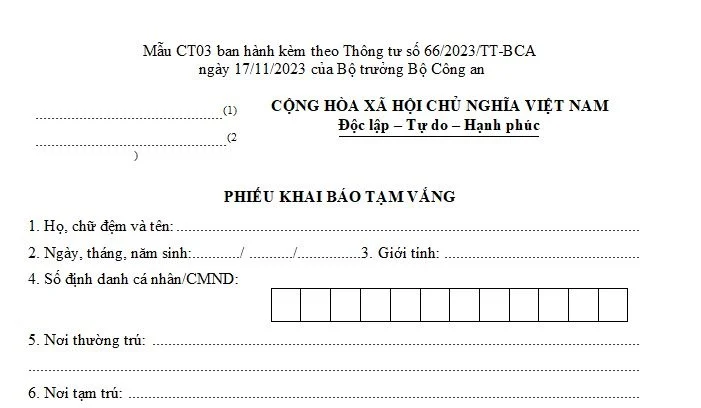 Khai báo tạm vắng là gì 4
