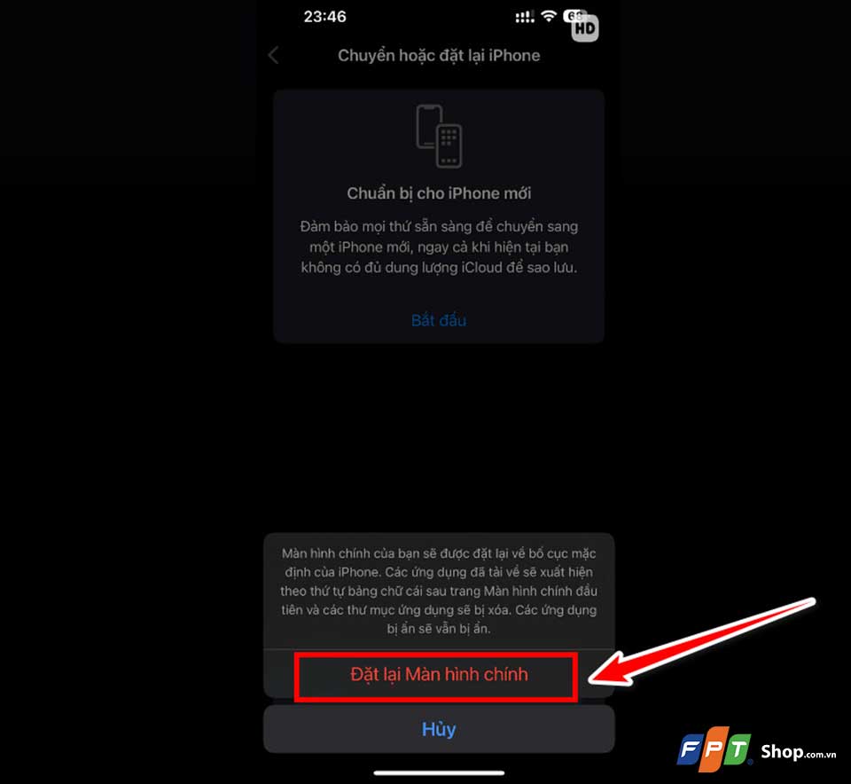 Khôi phục màn hình chính mặc định trên iOS - 08