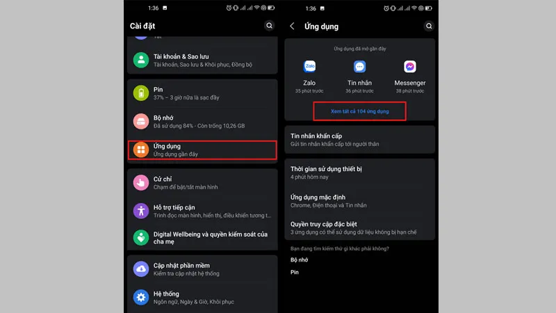 kiem tra trung tam quan ly ung dung