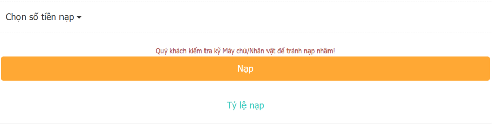Bước nạp game LCTK 2