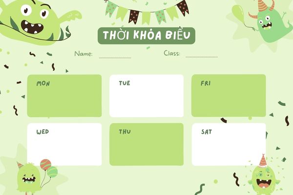 mẫu thời khóa biểu đẹp cấp 2 (hình 3)