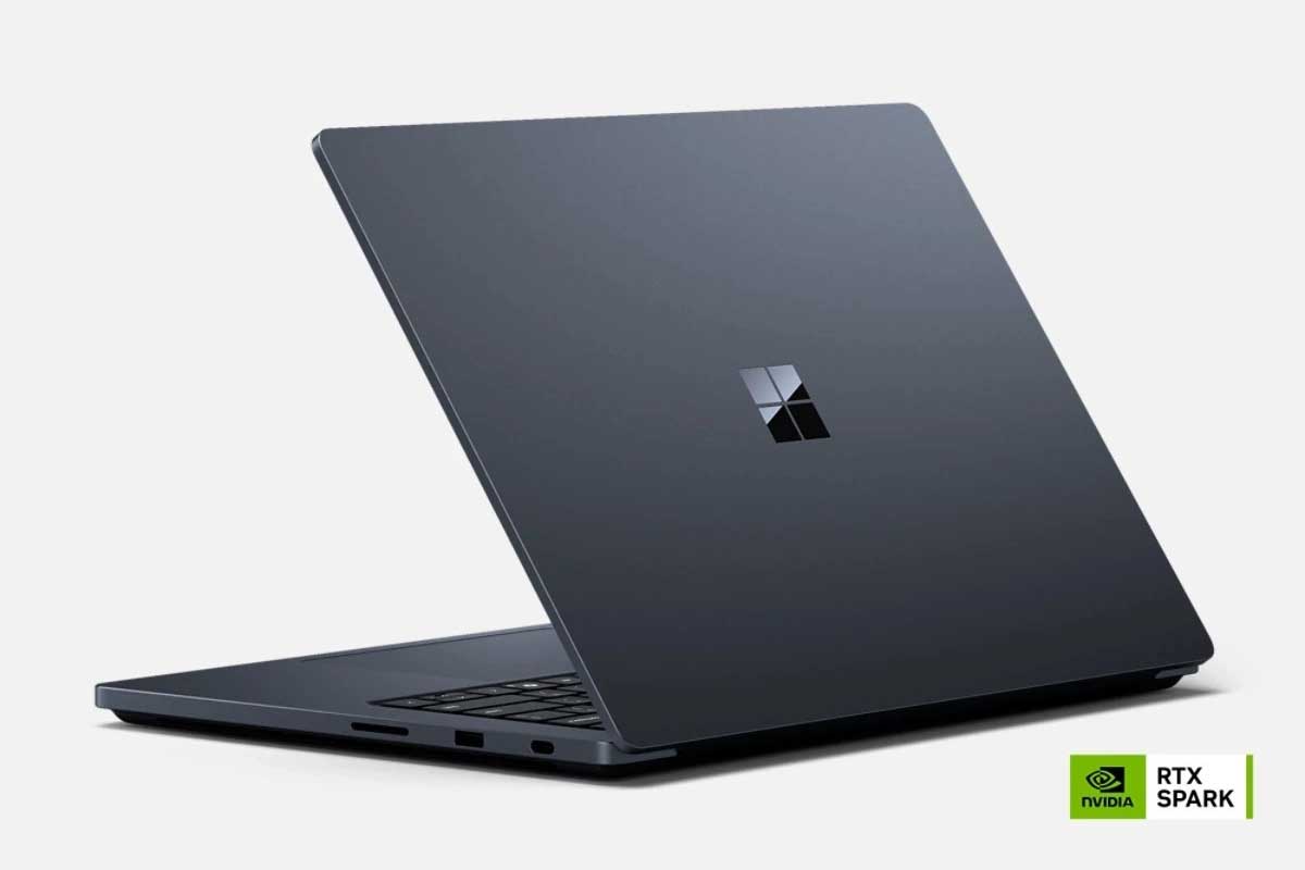 Surface Laptop Ultra sử dụng Nvidia RTX Spark Superchip, nền tảng xử lý dành cho các tác vụ AI, sáng tạo và kỹ thuật.
