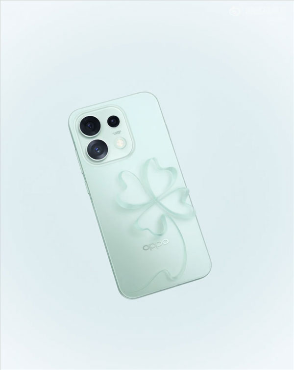 Phiên bản Heartbeat của OPPO Reno16t tạo khác biệt với họa tiết nổi bật ở mặt lưng.