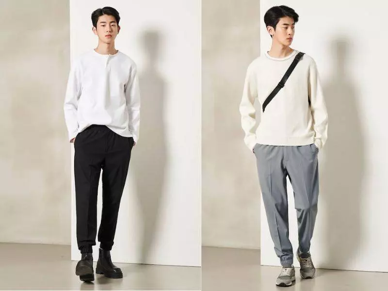 ao dai tay phoi quan jogger