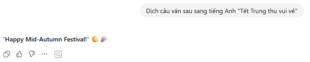Dịch câu văn sau sang tiếng Anh