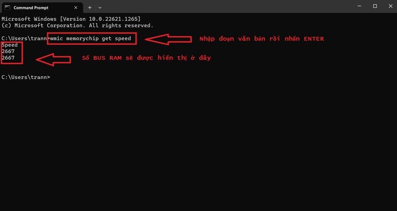 Sử dụng Command Prompt