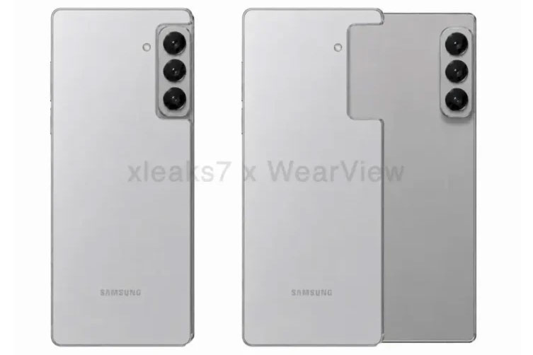 Hình dựng ý tưởng Galaxy Z Slide với thiết kế trượt mở rộng, khác biệt so với các mẫu Galaxy Z Fold và Z Flip truyền thống.