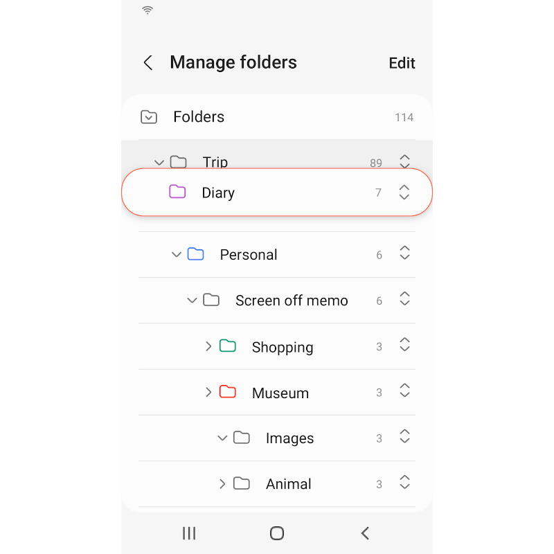 Samsung Notes - hình 2