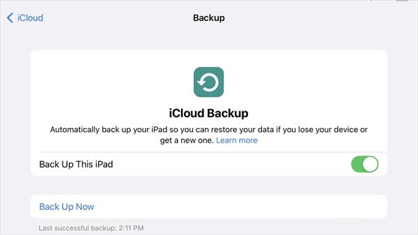 Sao lưu iPad bằng iCloud hoặc iTunes - Hình 8