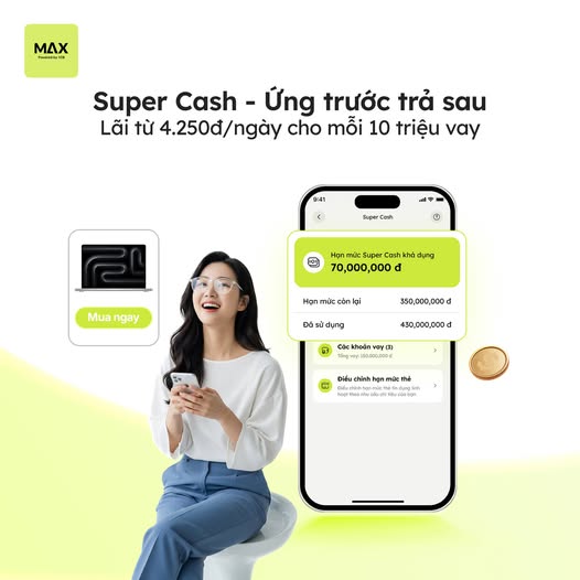 super cash ung tien mat