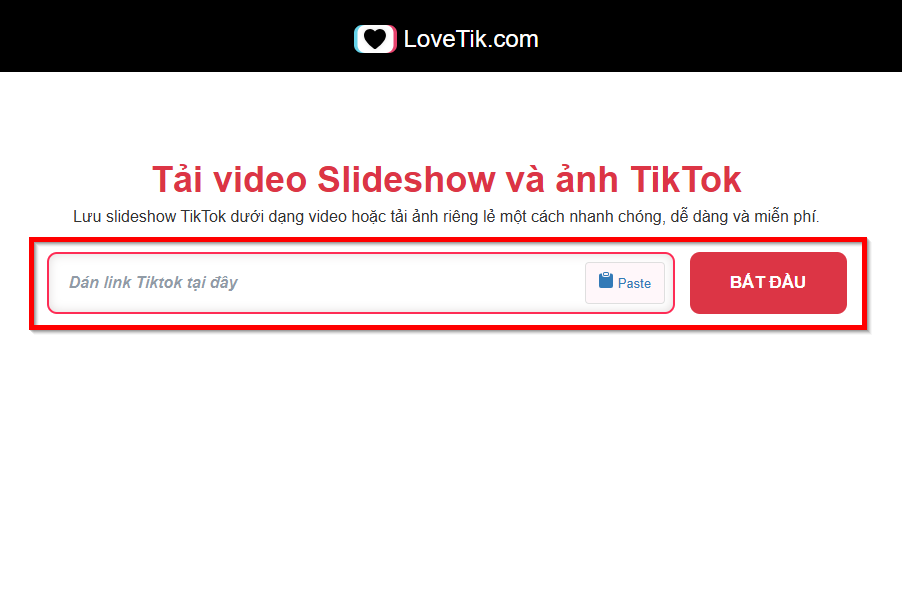 Cách tải ảnh TikTok về máy tính không dính logo bằng LoveTik ảnh 3
