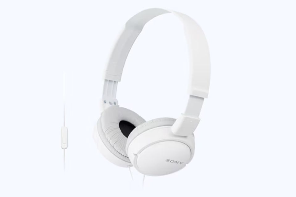 Tai nghe có dây choàng đầu có mic MDR ZX110AP - Dải tần rộng tái tạo đầy đủ âm cao và âm trầm