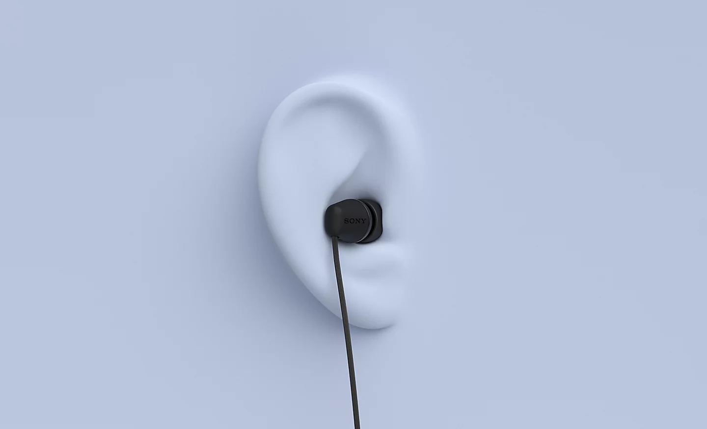 Tai nghe có dây nhét tai Type C Sony IER-EX15C Cảm giác đeo nhẹ nhàng, phù hợp nhiều dáng tai