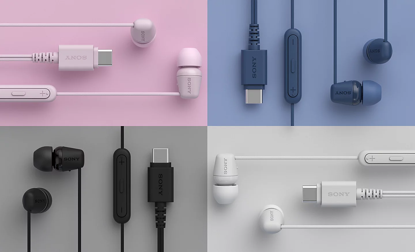 Tai nghe có dây nhét tai Type C Sony IER-EX15C Đa dạng màu sắc, phù hợp nhiều phong cách