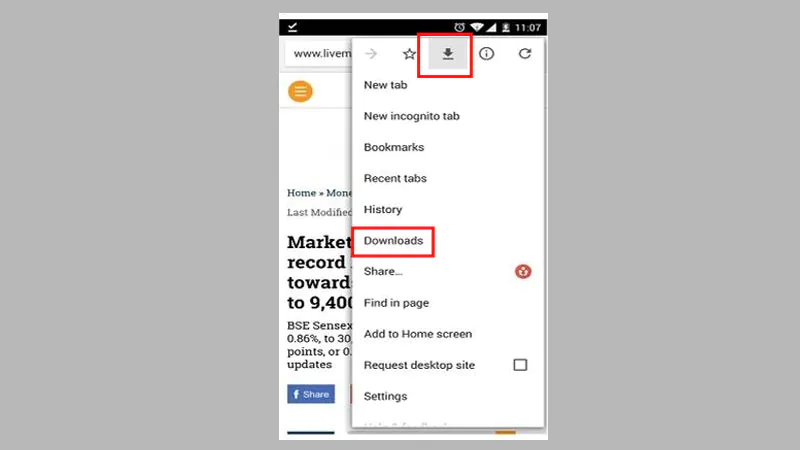huong dan tai website offline tren chrome android
