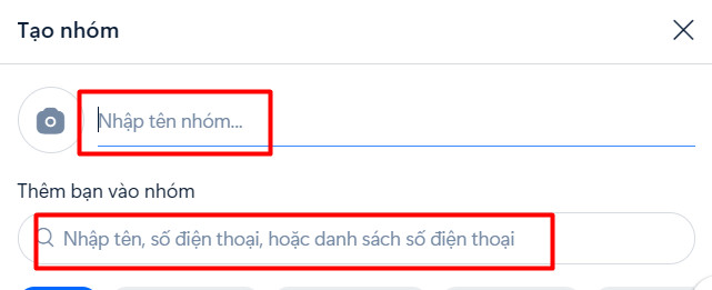 tao nhom zalo