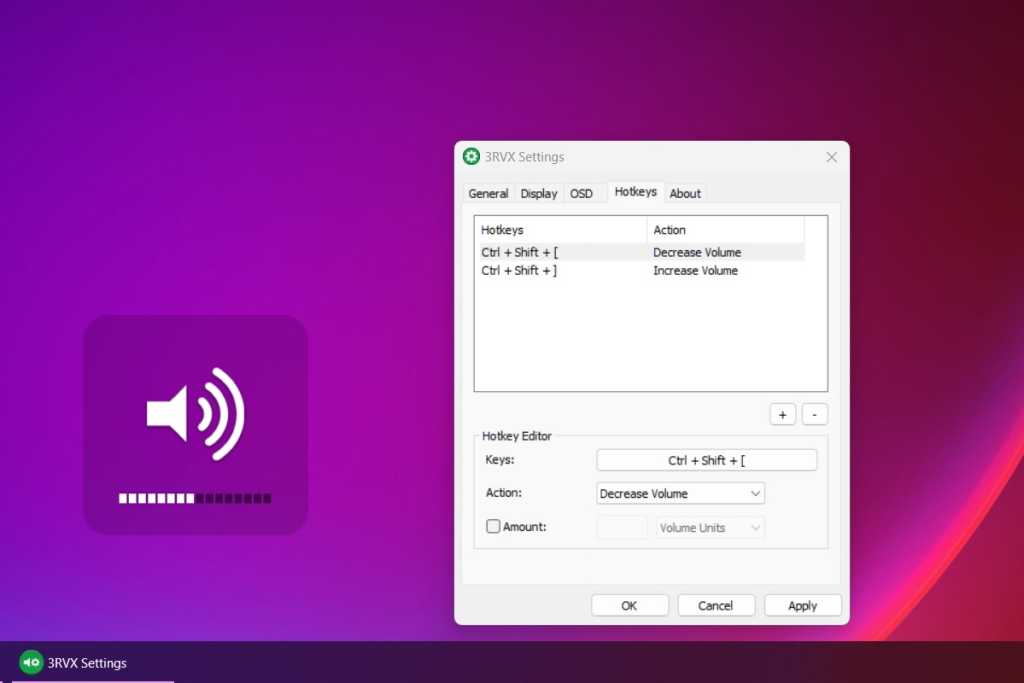 tạo phím tắt tăng giảm âm lượng Laptop 2