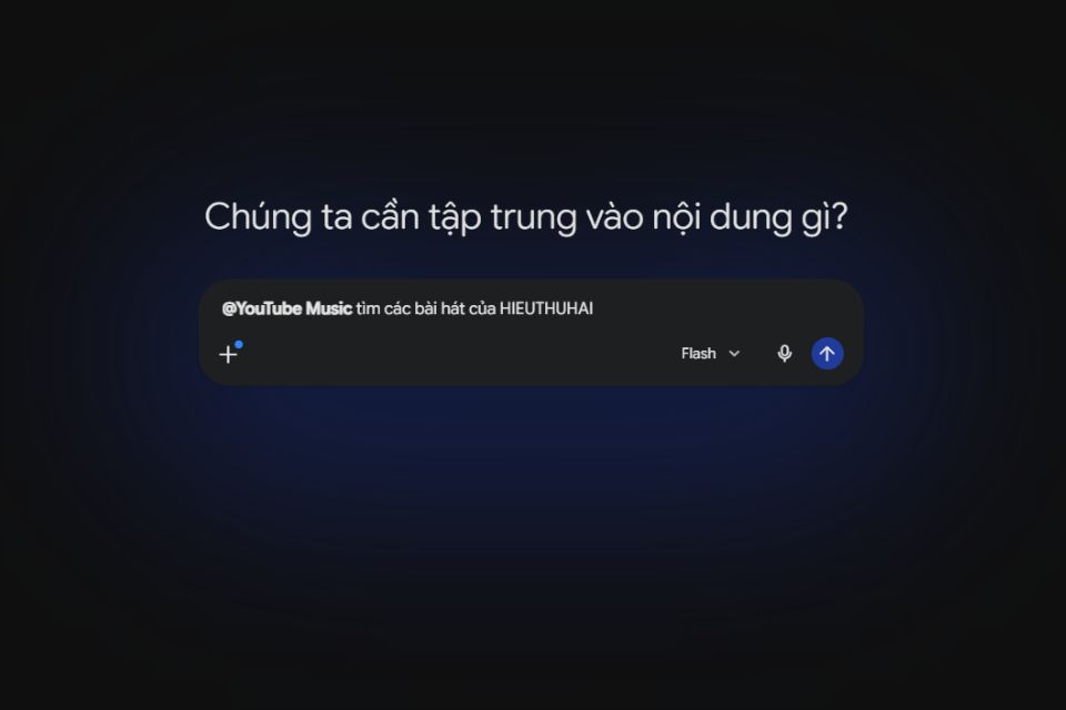 Hướng dẫn chi tiết cách tìm nhạc YouTube Music trên Gemini - Bước 2